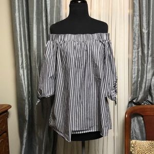 Off the shoulder cotton top